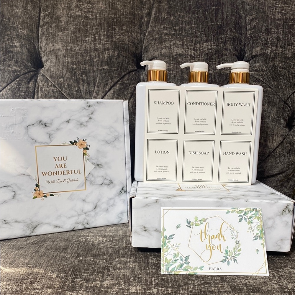 White Bath & Body Set